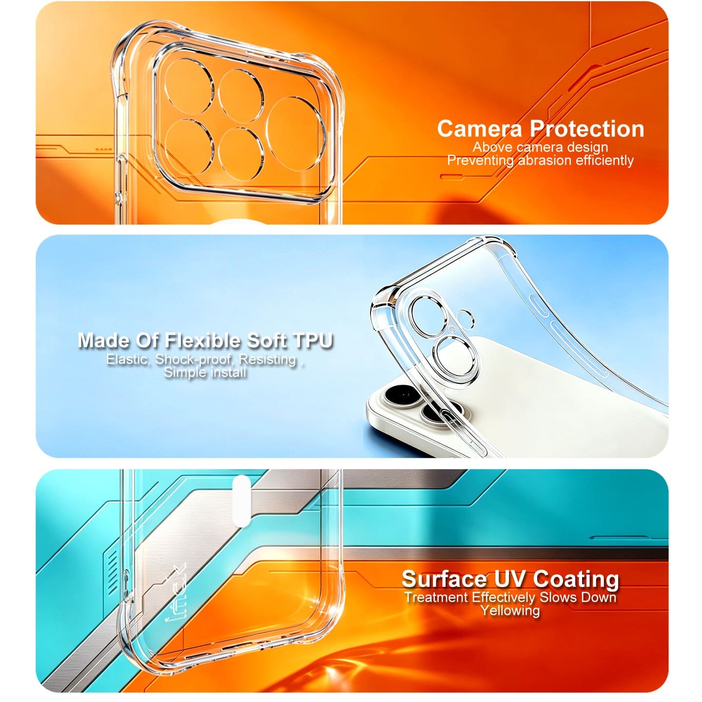 POCO F9 Pro dėklas su MagSafe, skaidrus - Image 11