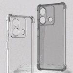 Xiaomi Redmi Note 13 5G dėklas IMAK, permatomas juodas