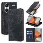 Xiaomi Redmi Note 13 Pro+ 5G atverčiamas dėklas su RFID apsauga, juodas