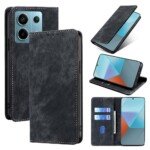Xiaomi Redmi Note 13 Pro 5G atverčiamas dėklas su RFID apsauga, juodas