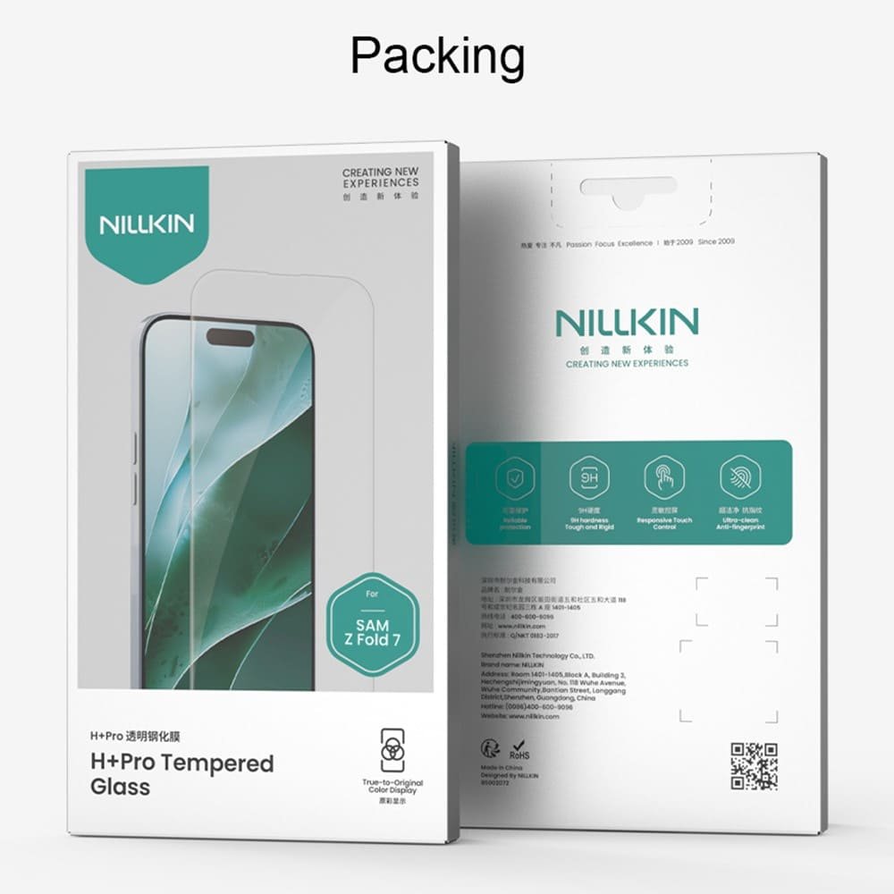 Samsung Galaxy Z Fold 7 grūdintas apsauginis stiklas, skaidrus - Image 15