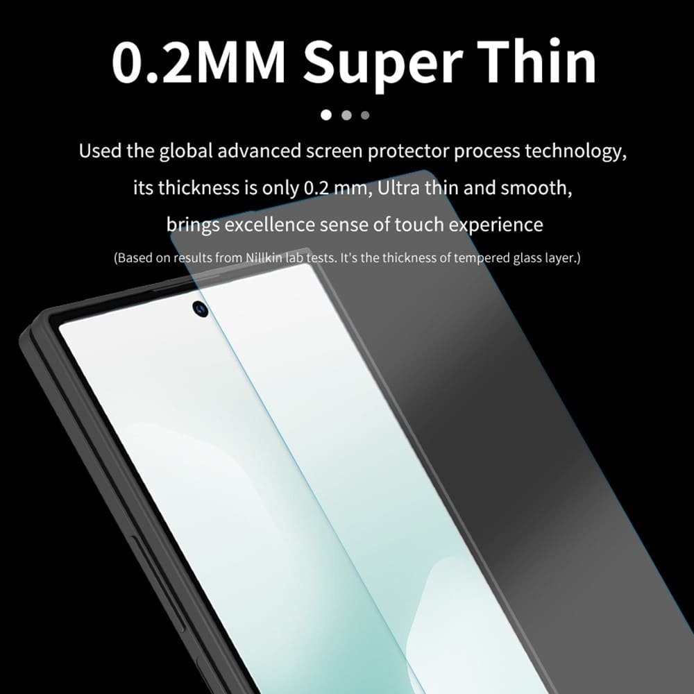 Samsung Galaxy Z Fold 7 grūdintas apsauginis stiklas, skaidrus - Image 4
