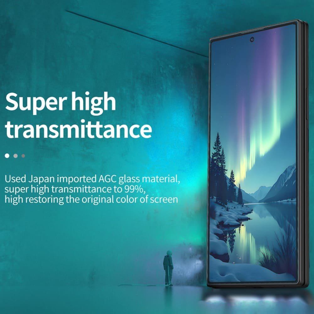 Samsung Galaxy Z Fold 7 grūdintas apsauginis stiklas, skaidrus - Image 8