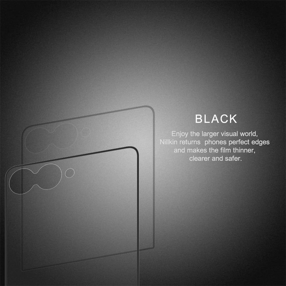 Samsung Galaxy Z Flip 8 / Galaxy Z Flip 7 grūdintas apsauginis stiklas, skaidrus - Image 11