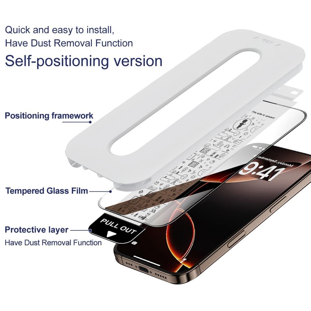 Samsung Galaxy Z Fold 6 grūdintas apsauginis stiklas, skaidrus - Image 6