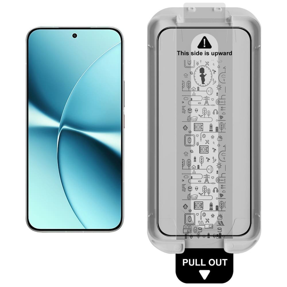 POCO X8 Pro grūdintas apsauginis stiklas, skaidrus - Image 2