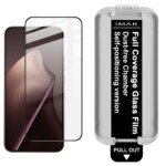 Xiaomi 15T / 15T Pro grūdintas apsauginis stiklas IMAK su montavimo rėmeliu, skaidrus