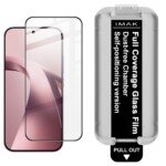 Xiaomi 17T grūdintas apsauginis stiklas IMAK su montavimo rėmeliu, skaidrus