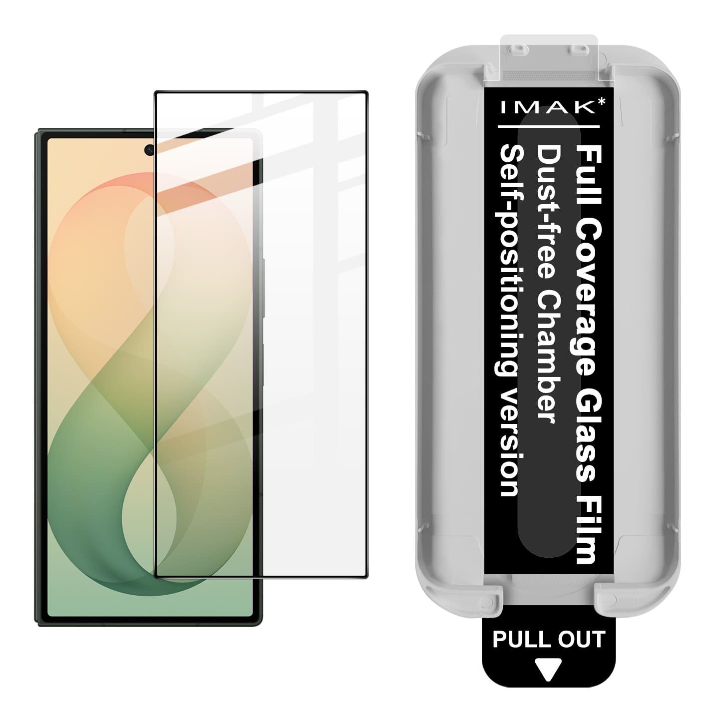 Samsung Galaxy Z Fold 8 Ultra grūdintas apsauginis stiklas, skaidrus