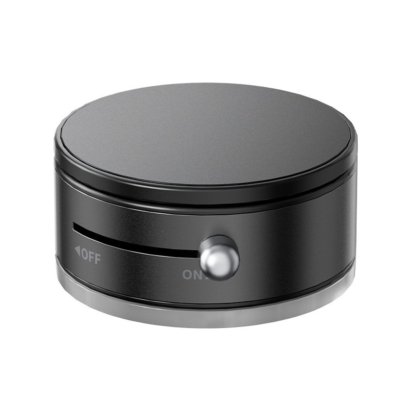 Vakuuminis magnetinis laikiklis telefonui su 360° pasukimu (MagSafe), juodas