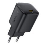 ACEFAST 67 W mini GaN USB-C sieninis įkroviklis A134, juodas