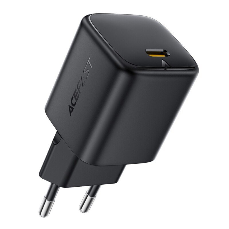 ACEFAST 67 W mini GaN USB-C sieninis įkroviklis A134, juodas