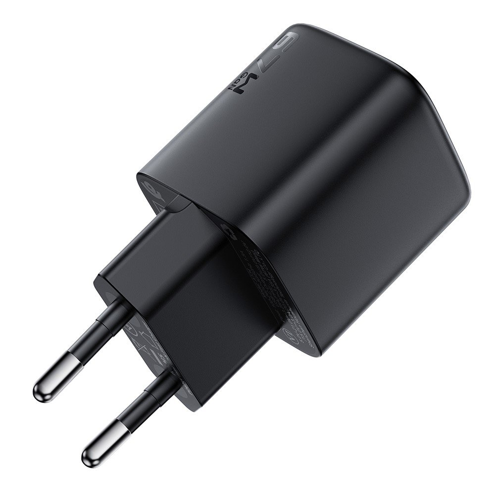 ACEFAST 67 W mini GaN USB-C sieninis įkroviklis A134, juodas - Image 3