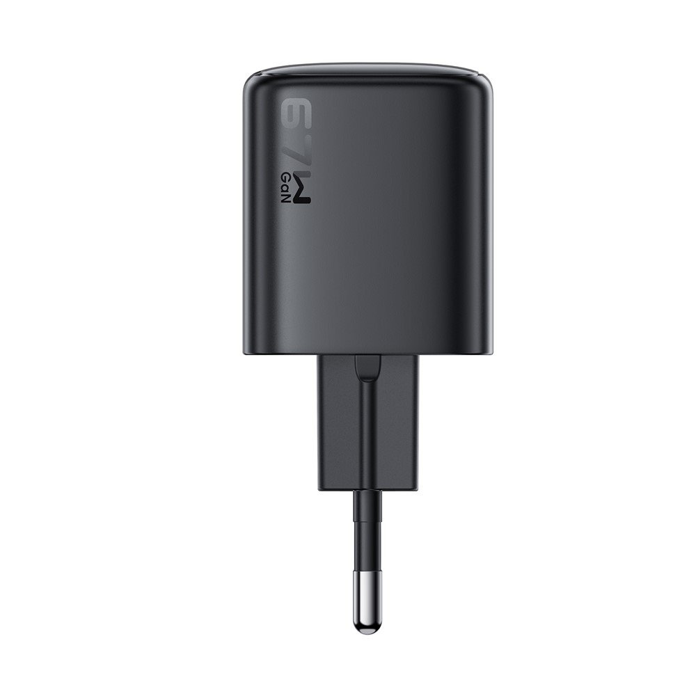 ACEFAST 67 W mini GaN USB-C sieninis įkroviklis A134, juodas - Image 4