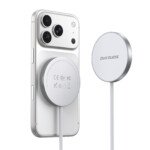 DUX DUCIS 25 W magnetinis belaidis įkroviklis Qi2 H1, baltas