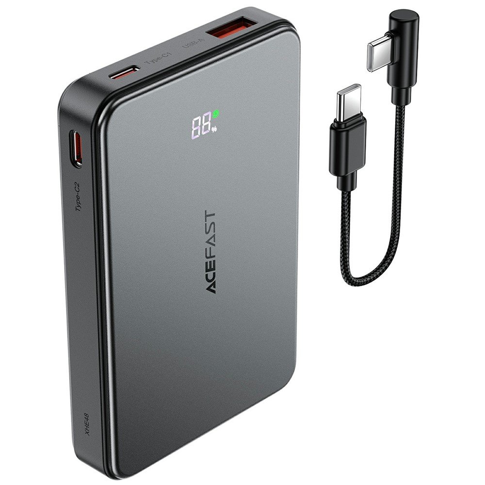 ACEFAST 10 000 mAh, 22,5 W magnetinė belaidė išorinė baterija M31-10000, juoda