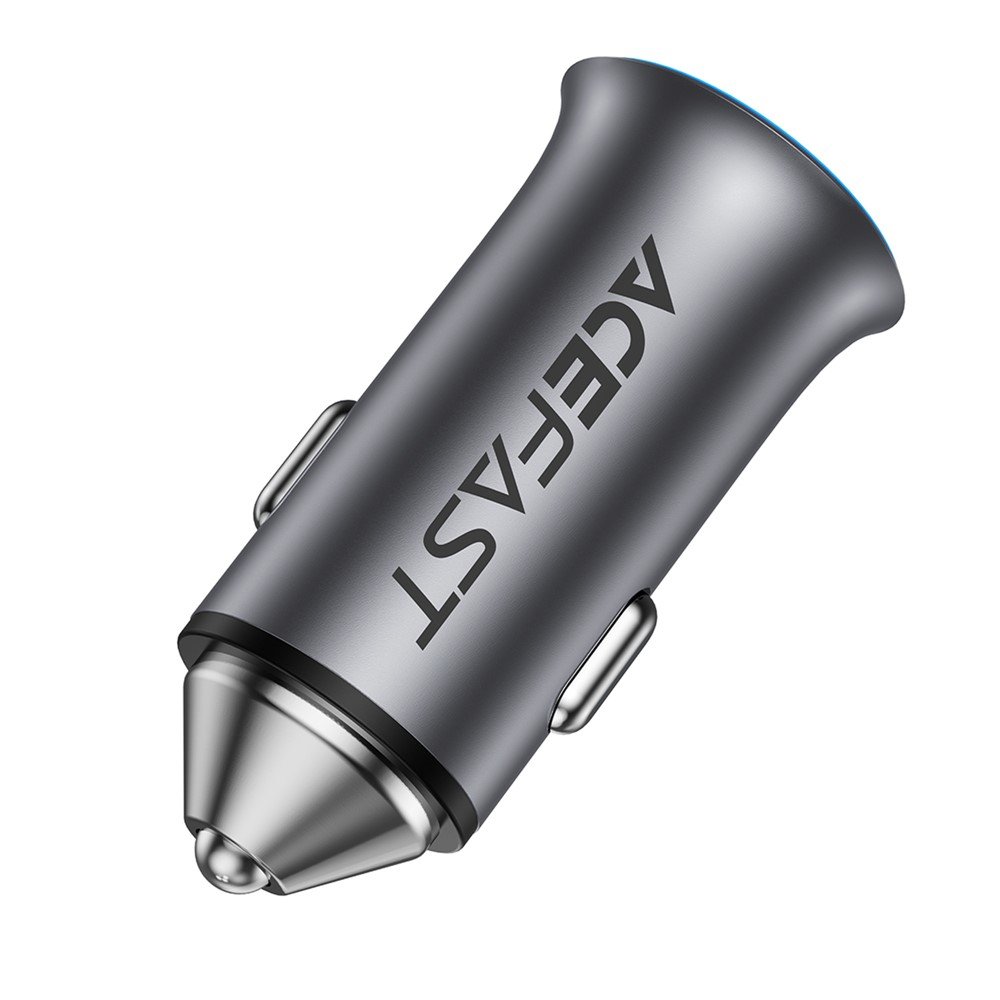 ACEFAST 95 W automobilinis įkroviklis USB‑C + USB‑A B16, pilkas - Image 6