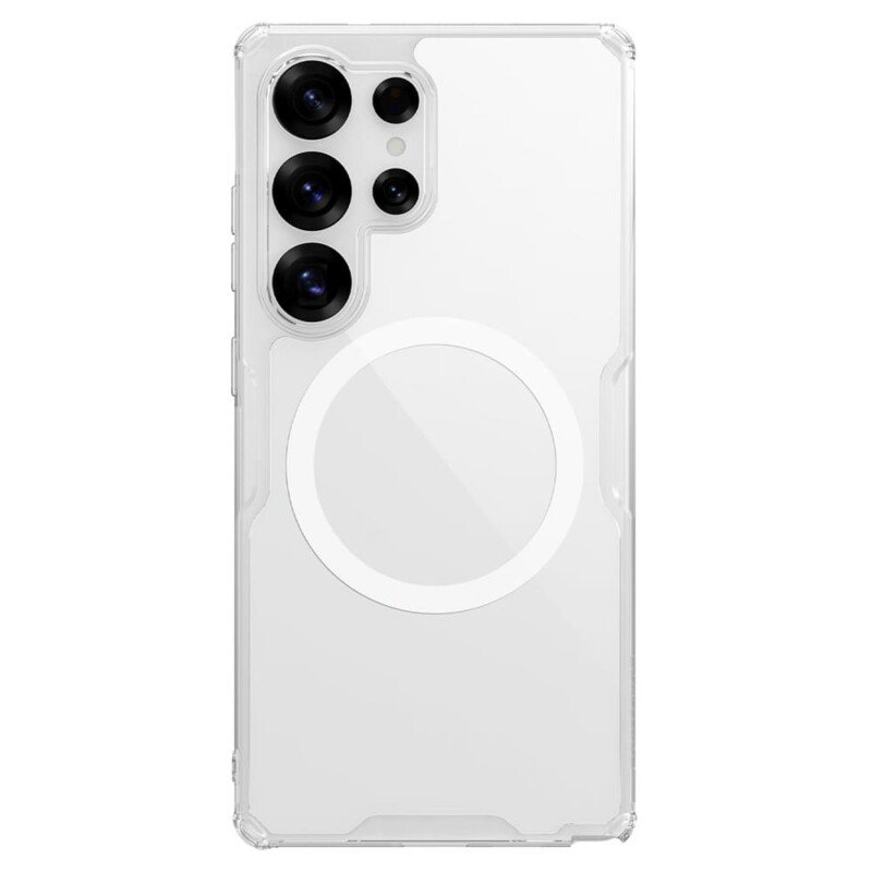 Samsung Galaxy S25 Ultra magnetinis dėklas, skaidrus