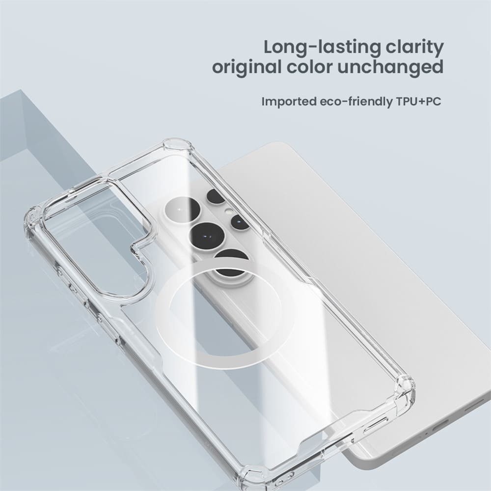 Samsung Galaxy S26 Ultra magnetinis dėklas, skaidrus - Image 8